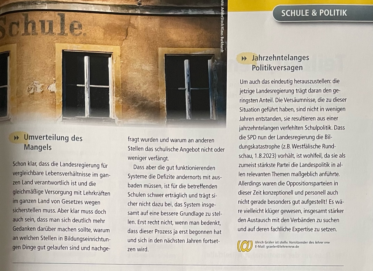 Kritik am Schulsystem