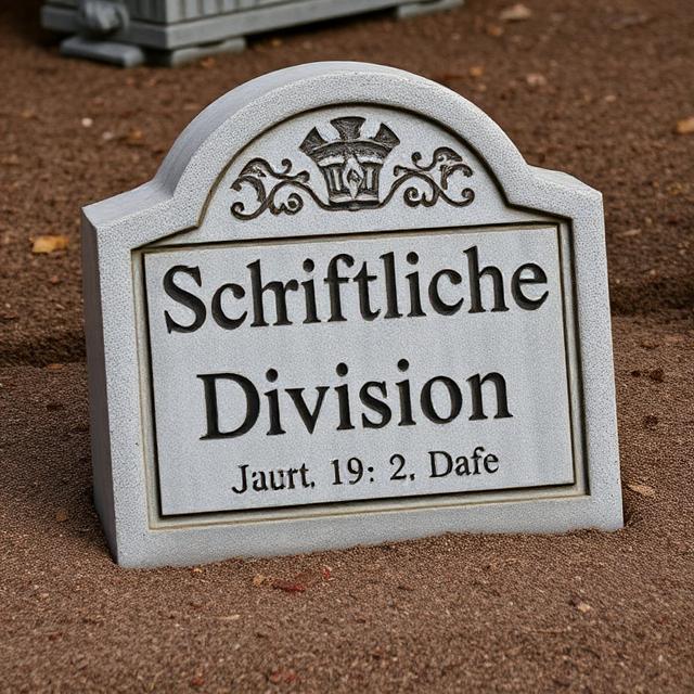 Division - ruhe in Frieden